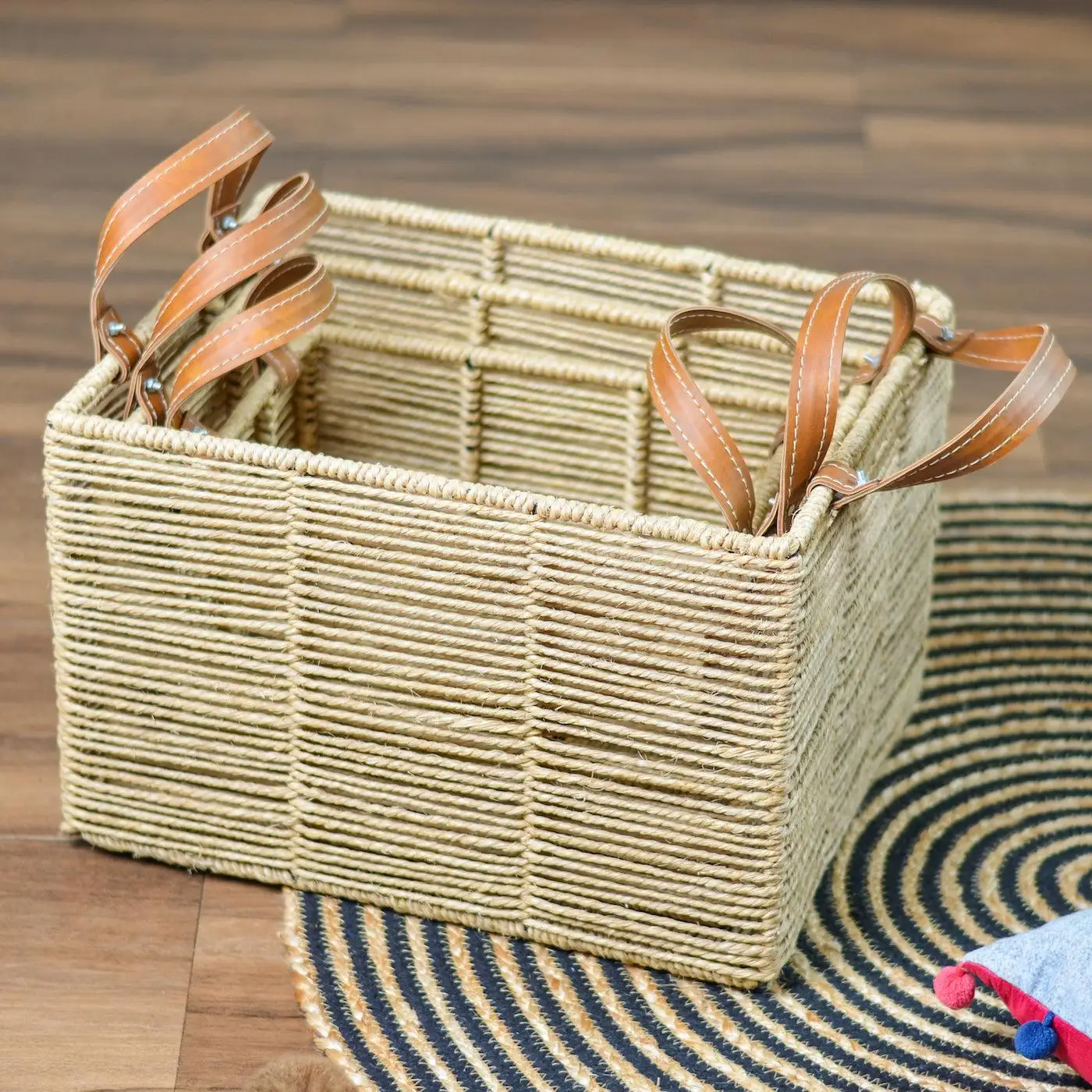 Jute Rope Basket (Set of 3)