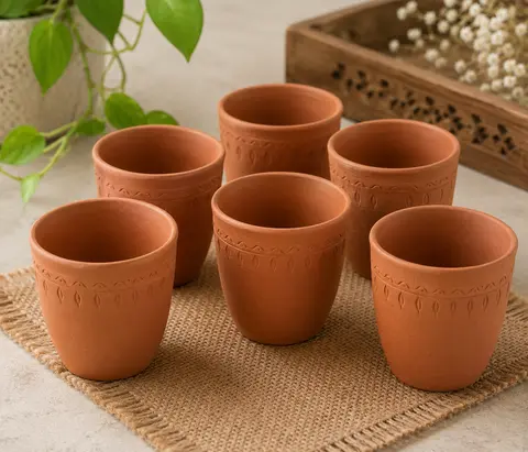 Clay Cups (Set of 6)