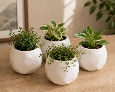 Ceramic Planter Pot (Set of 4)