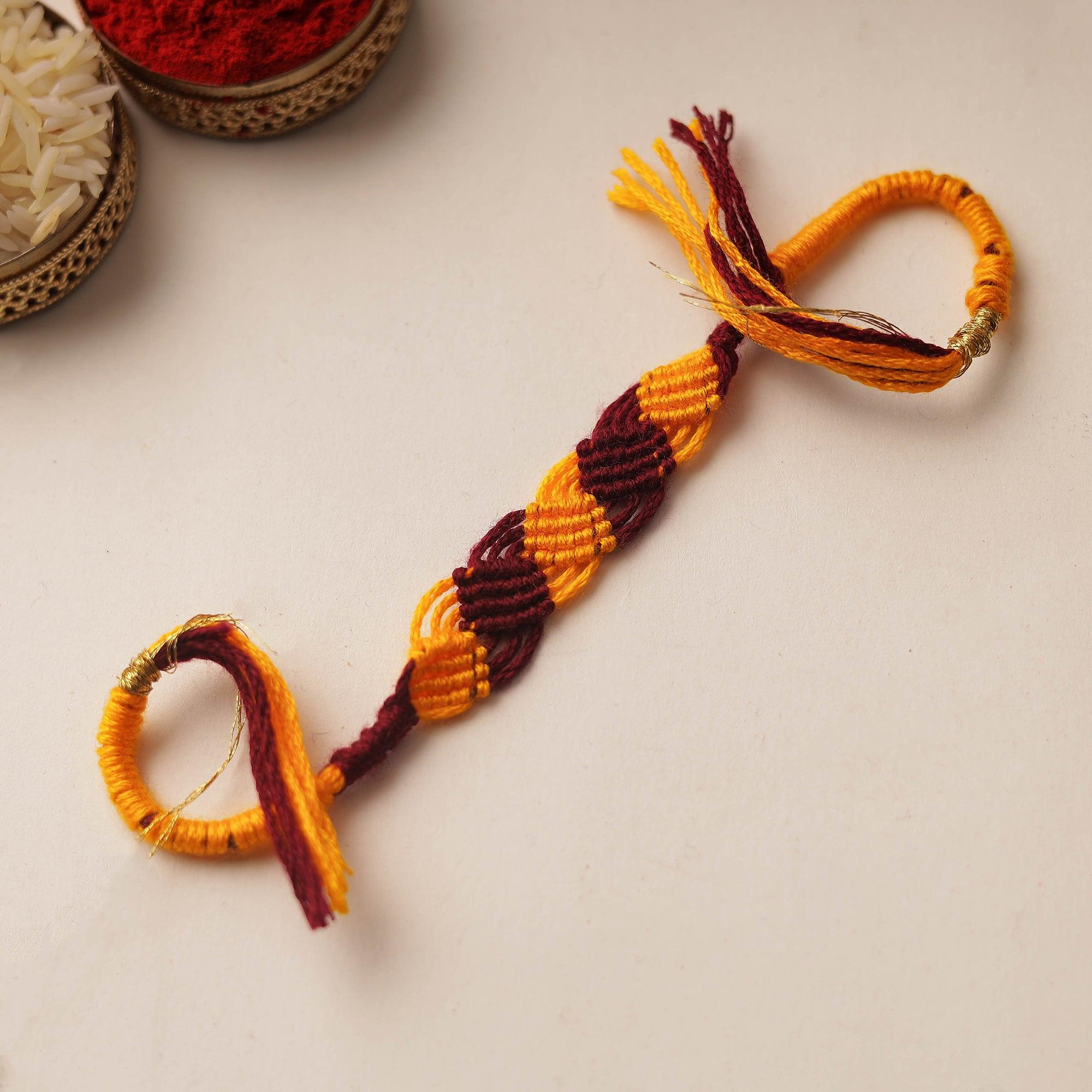 Handmade rakhi_woolen